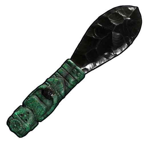 Obsidian Bone Knife